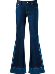 frayed overlay flared jeans Amapô