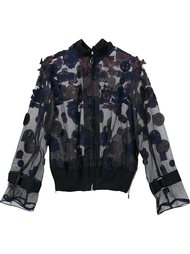 transparent patch applique bomber Sacai
