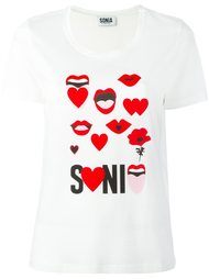 футболка с принтом Sonia By Sonia Rykiel