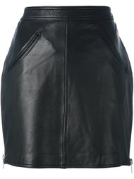 короткая юбка с бахромой Jeremy Scott
