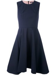 расклешенное платье без рукавов Jil Sander Navy