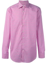checked button down shirt Etro