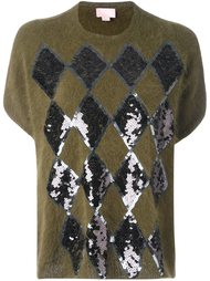 sequin embellished sweater Giamba
