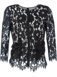 кружевная блузка с цветочным узором Marc Jacobs