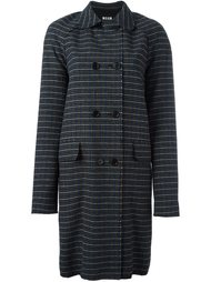 пальто в ломаную клетку MSGM