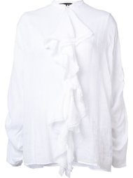gathered ruffle blouse  Isabel Benenato