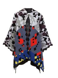 multi 'Ottoman' knit cape Peter Pilotto