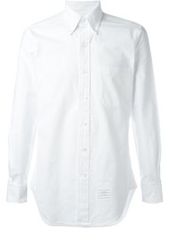 рубашка с косым воротником Thom Browne