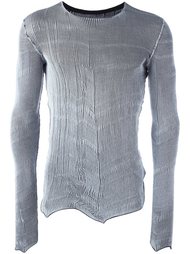 обтягивающий джемпер в рубчик Maison Margiela