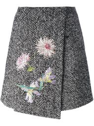 юбка с узором "елочкой" Blumarine