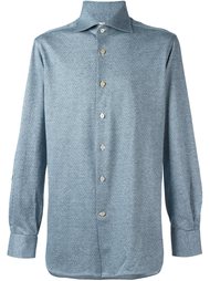тканая рубашка Kiton