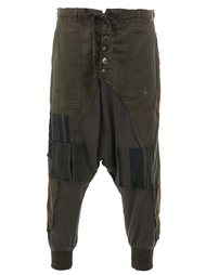 лоскутные брюки Greg Lauren