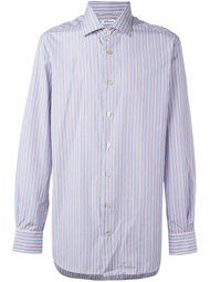 рубашка в тонкую полоску Kiton