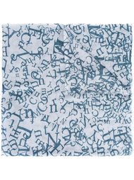 alphabet print scarf The Mercer N.Y.