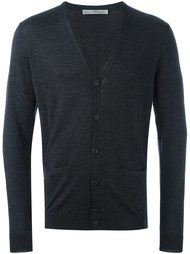 v neck button down cardigan Daniele Alessandrini