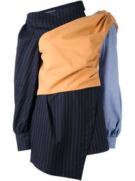 асимметричное платье с длинными рукавами Jacquemus