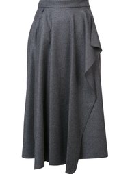 pleated draped detail skirt Maison Rabih Kayrouz