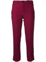 dot print tailored trousers Julien David