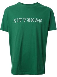 футболка с принтом-логотипом Cityshop