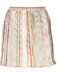 юбка с бахромой и эффектом металлик Missoni
