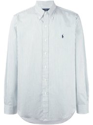 pinstriped button down shirt Polo Ralph Lauren