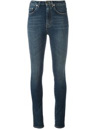 джинсы с завышенной талией Saint Laurent