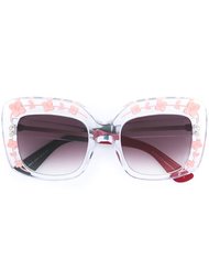 солнцезащитные очки с цветочными элементами Gucci Eyewear
