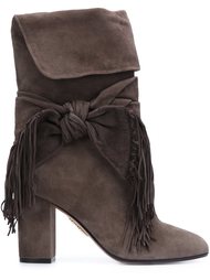 'Fringe Tie' boots Aquazzura