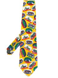галстук с принтом Jean Paul Gaultier Vintage
