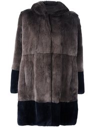 rabbit fur hooded coat  Manzoni 24