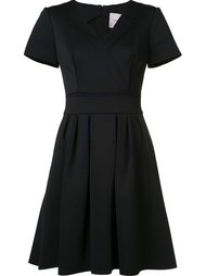 contrast trim dress Carolina Herrera