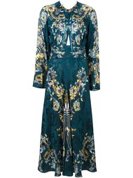 платье с узором Roberto Cavalli