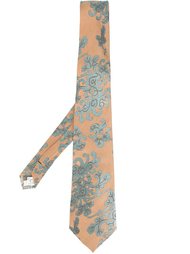 галстук с цветочным узором Jean Paul Gaultier Vintage