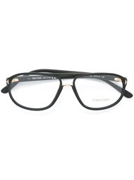 очки в квадратной оправе Tom Ford Eyewear