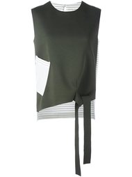 tie knot vest Erika Cavallini