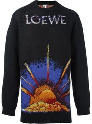 джемпер с изображением восхода Loewe