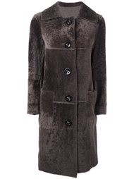 lamb fur midi coat  Sylvie Schimmel