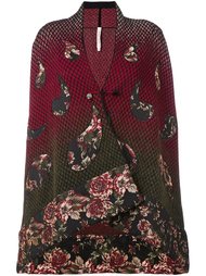 кардиган 'Asymmetrical Knitted Floral' Antonio Marras