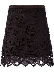юбка с цветочной вышивкой See By Chloé