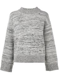 melange mock neck jumper Dkny Pure