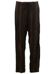 striped straight-leg trousers Uma Wang