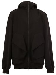 draped pocket oversize hoodie Moohong