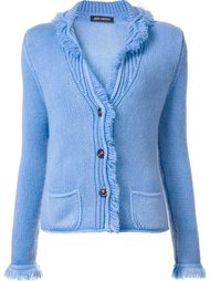'Berry Fringed' cardigan Iris Von Arnim