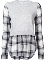 'Mellow Mixed Media' pullover Veronica Beard
