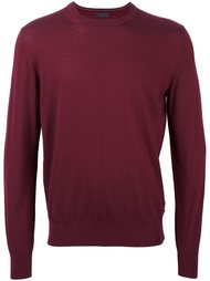 crew neck fine knit sweatshirt Z Zegna