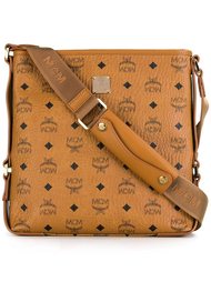 logo print cross body bag MCM