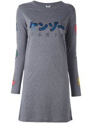 платье с длинными рукавами  Kenzo