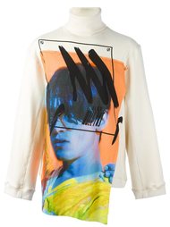 printed patch sweatshirt Alex Mullins