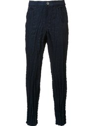 stretch textured skinny trousers Issey Miyake