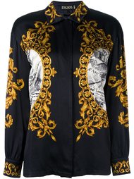 'Baroque' printed shirt Escada Vintage